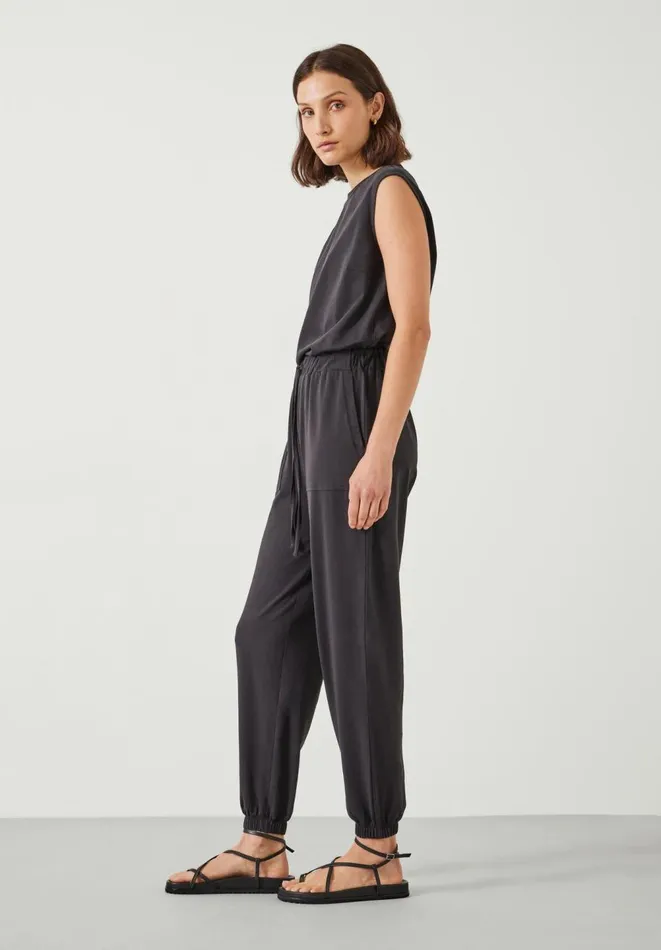 Hush Jumpsuits Women Aylen Jersey Jumpsuit Charcoal Hush Jumpsuits Women Aylen Jersey Jumpsuit Charcoal