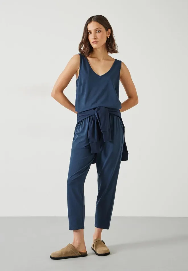 Hush Jumpsuits Women Cropped Jersey Jumpsuit Midnight