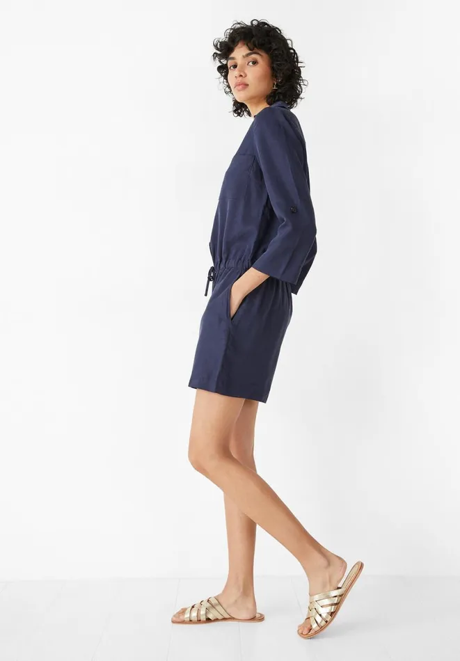 Hush Jumpsuits Women Utility Long Sleeve Playsuit Midnight Navy Hush Jumpsuits Women Utility Long Sleeve Playsuit Midnight Navy