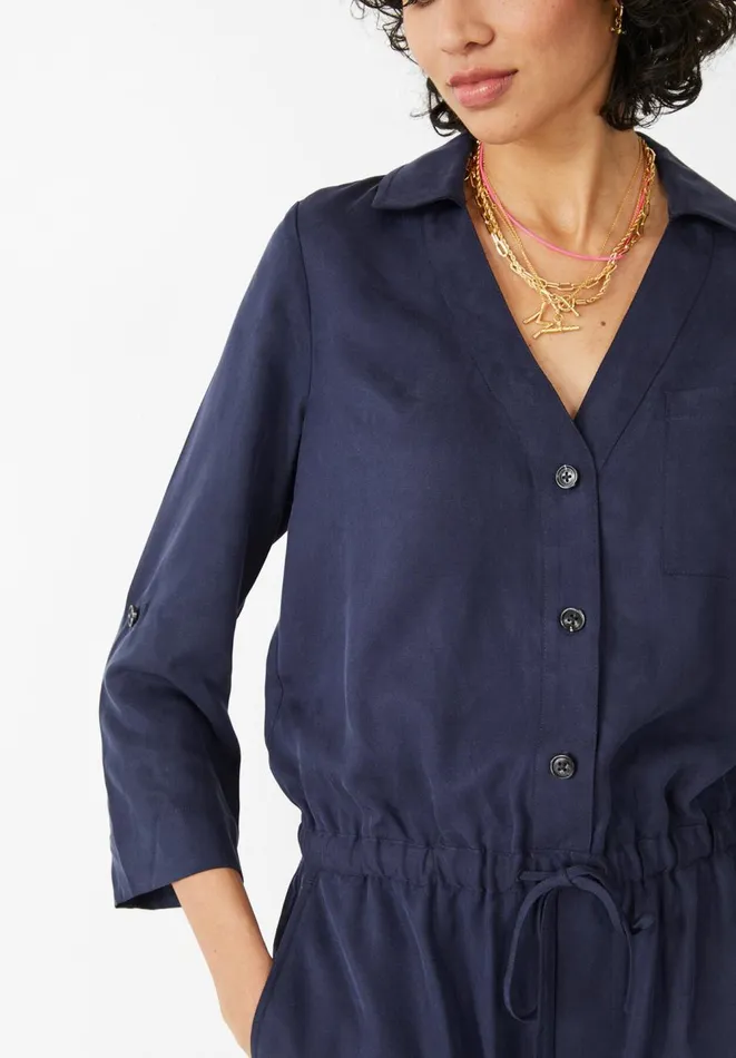 Hush Jumpsuits Women Utility Long Sleeve Playsuit Midnight Navy Hush Jumpsuits Women Utility Long Sleeve Playsuit Midnight Navy