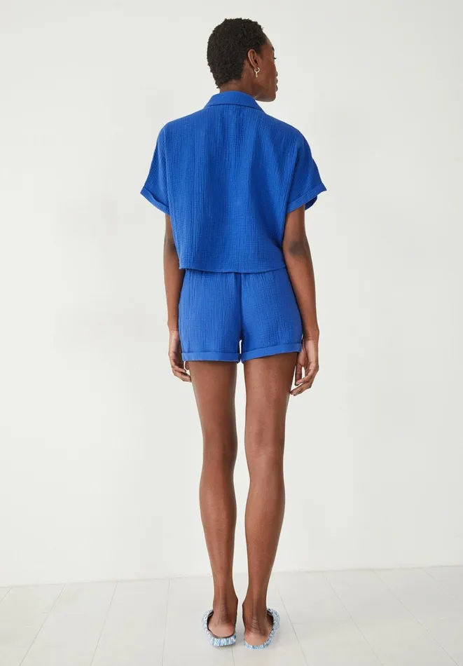 Hush Shorts Women Ida Beach Shorts Bright Blue