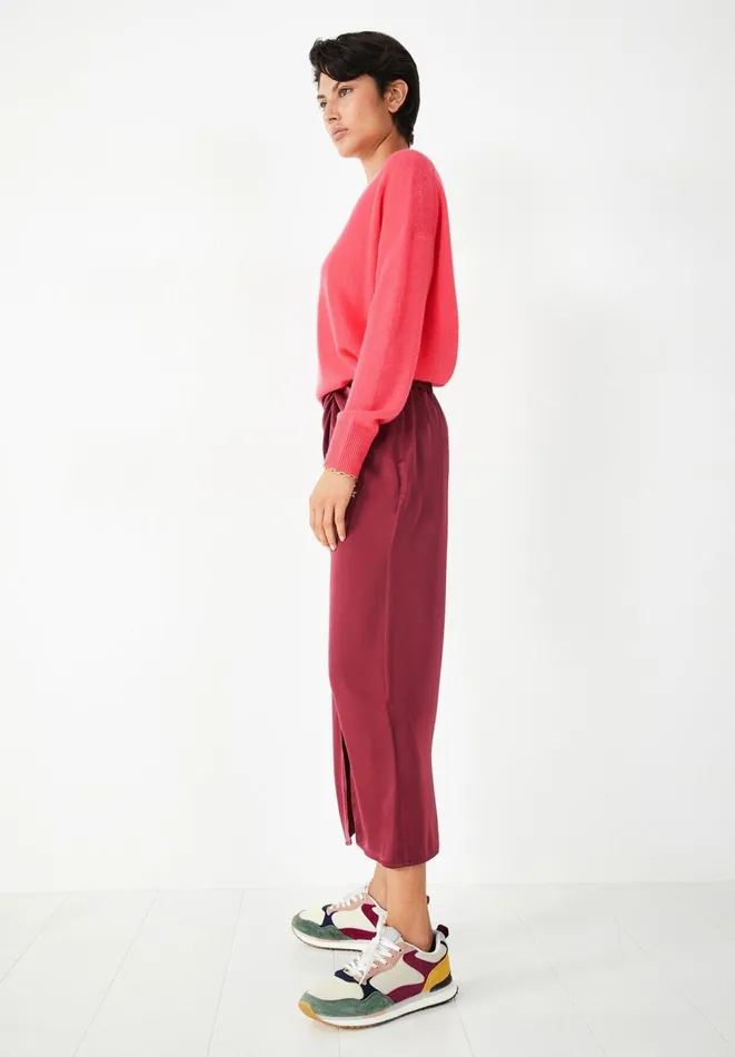 Hush Skirts Women Delilah Satin Skirt Burgundy Hush Skirts Women Delilah Satin Skirt Burgundy
