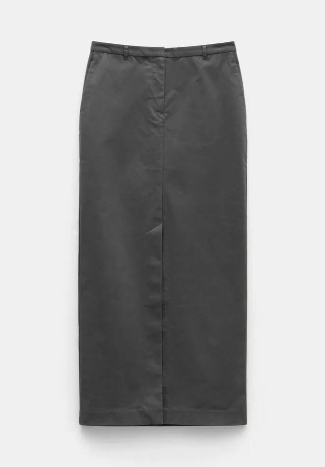 Hush Skirts Women Farrah Column Maxi Skirt Grey Hush Skirts Women Farrah Column Maxi Skirt Grey