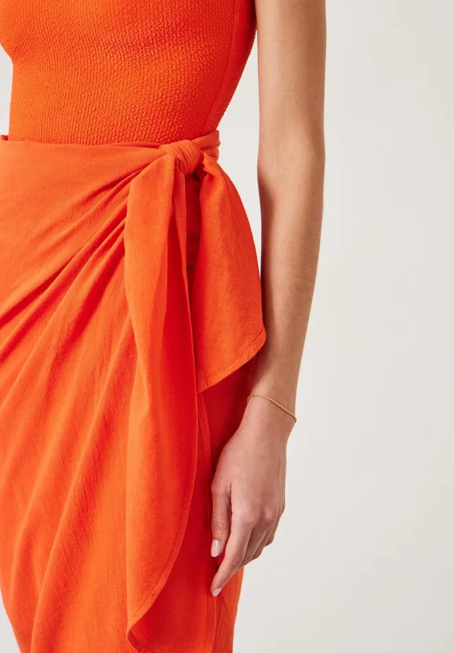 Hush Skirts Women Ruby Sarong Orange Hush Skirts Women Ruby Sarong Orange