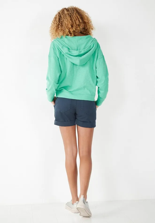 Hush Sweatshirts and Hoodies Women VNeck Lightweight Hoodie Fun Green