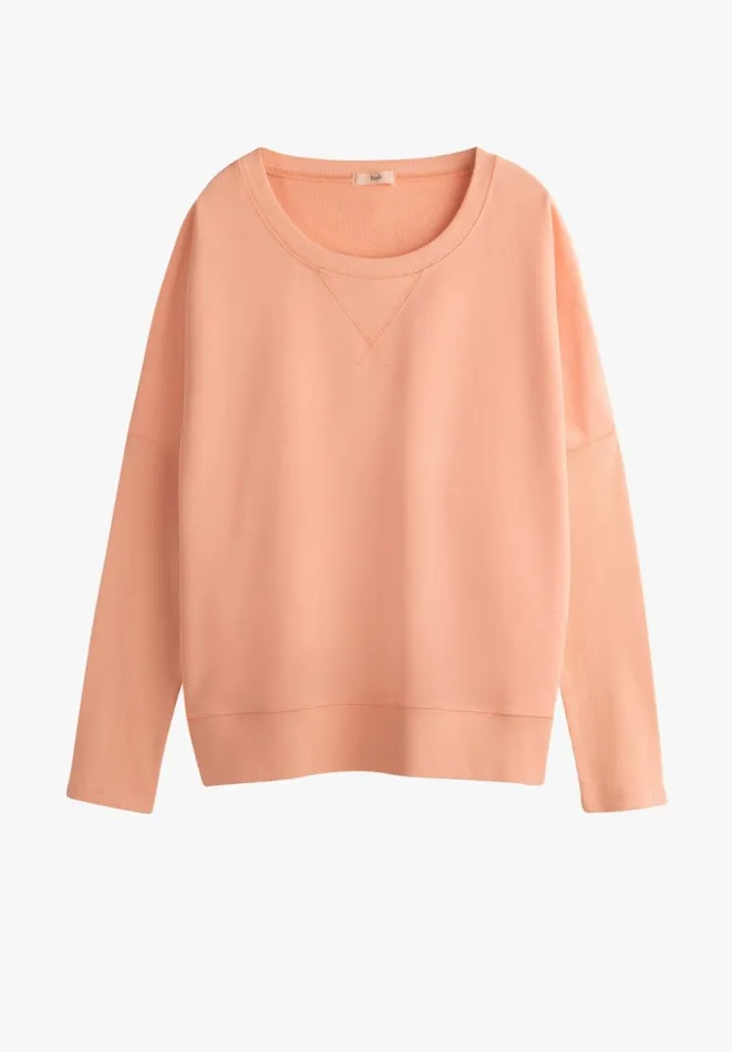 Hush Tops and Tshirts Women Dolman Long Sleeve Top Soft Coral