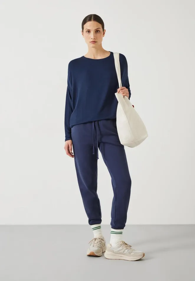 Hush Tops and Tshirts Women Gillian Wide Jersey Top Midnight Hush Tops and Tshirts Women Gillian Wide Jersey Top Midnight