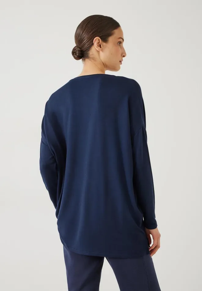 Hush Tops and Tshirts Women Gillian Wide Jersey Top Midnight Hush Tops and Tshirts Women Gillian Wide Jersey Top Midnight