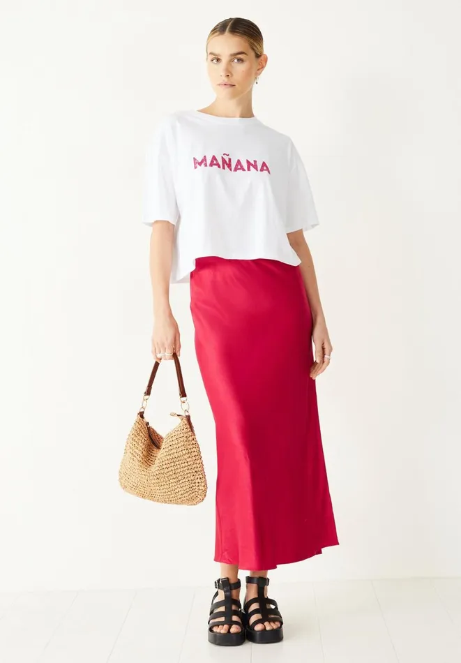 Hush Tops and Tshirts Women Manana TShirt White