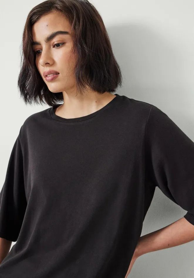 Hush Tops and Tshirts Women Reece Relaxed TShirt Black