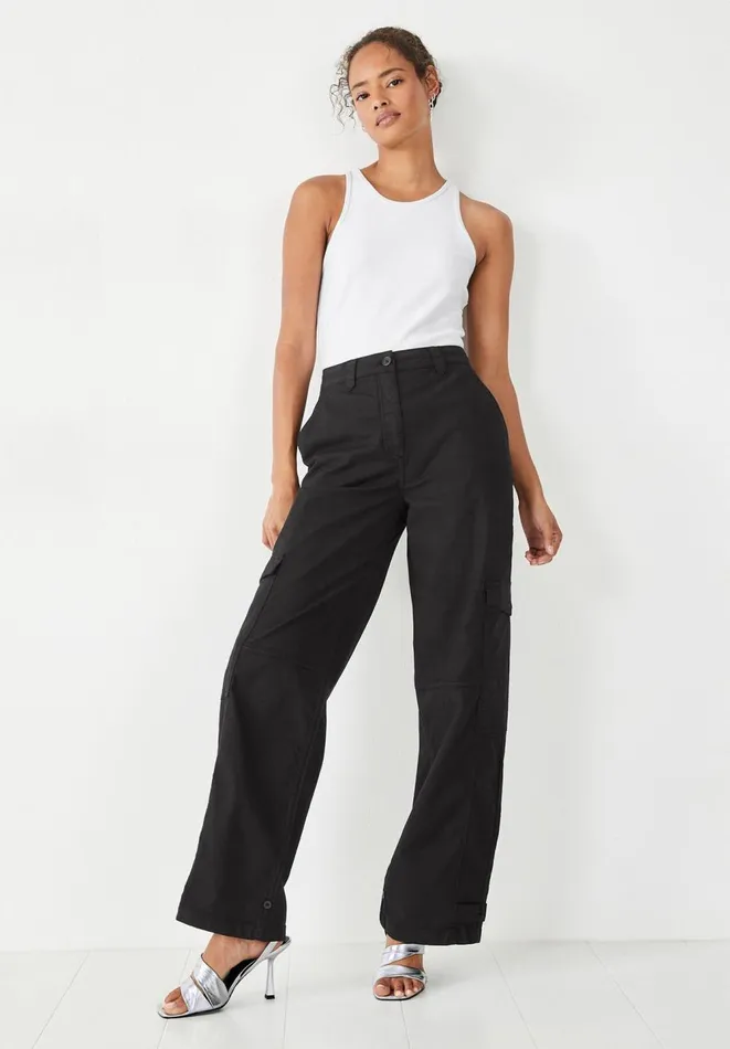 Hush Tops and Tshirts Women Ribbed Scoop Vest White