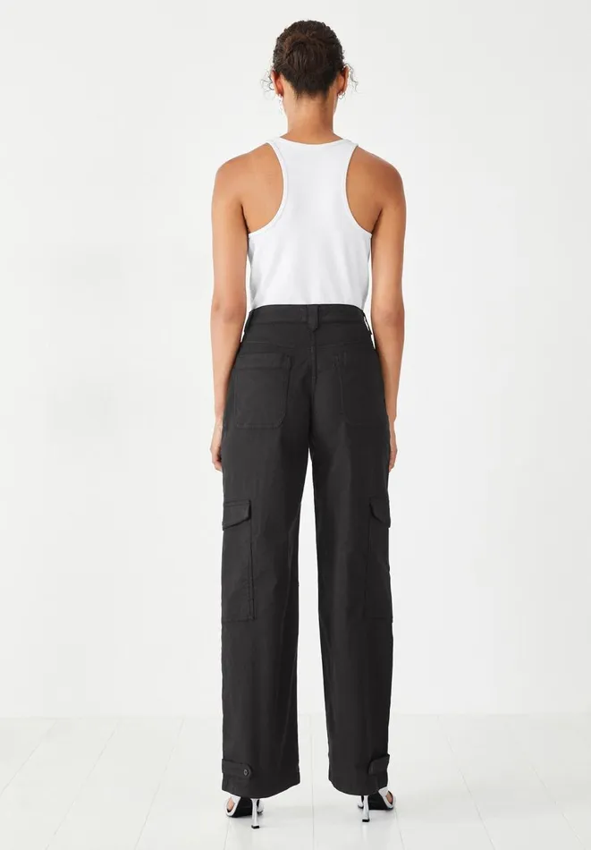 Hush Tops and Tshirts Women Ribbed Scoop Vest White