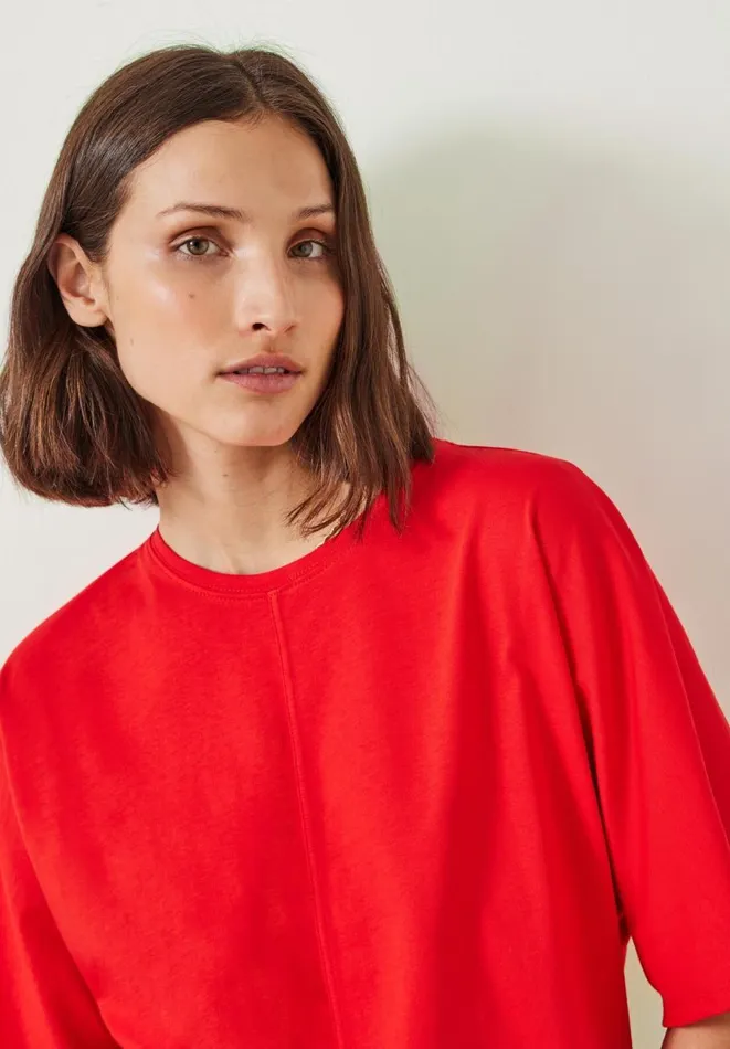 Hush Tops and Tshirts Women Tamara Relaxed TShirt Bright Red