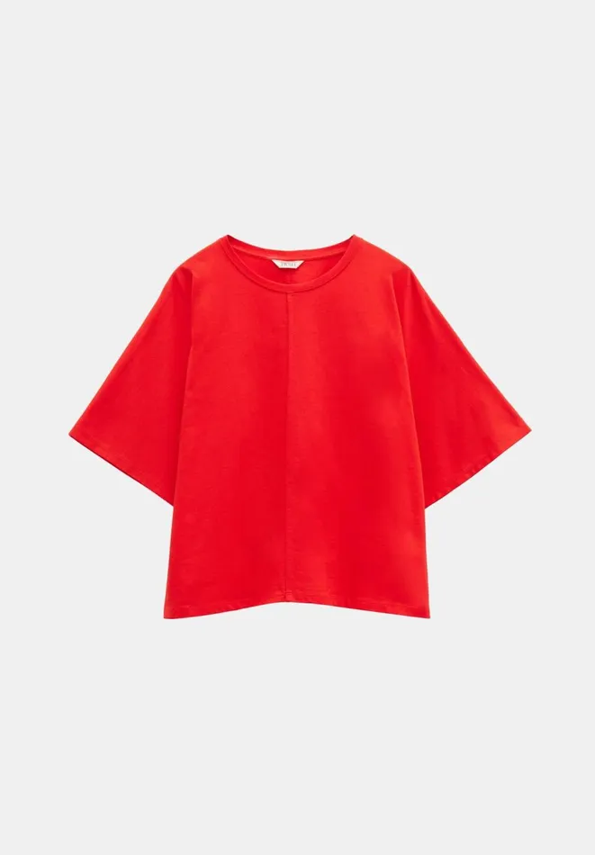 Hush Tops and Tshirts Women Tamara Relaxed TShirt Bright Red