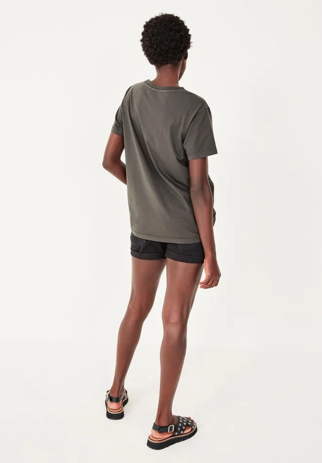 Hush Tops and Tshirts Women Together Relaxed TShirt Washed Black
