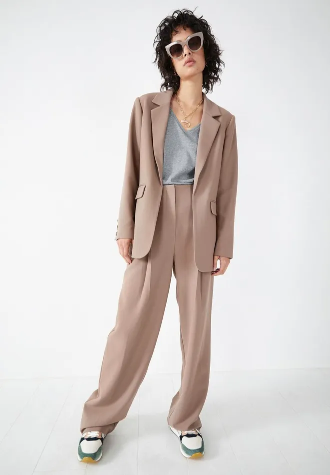 Hush Trousers Women Julian Suit Trousers Mink