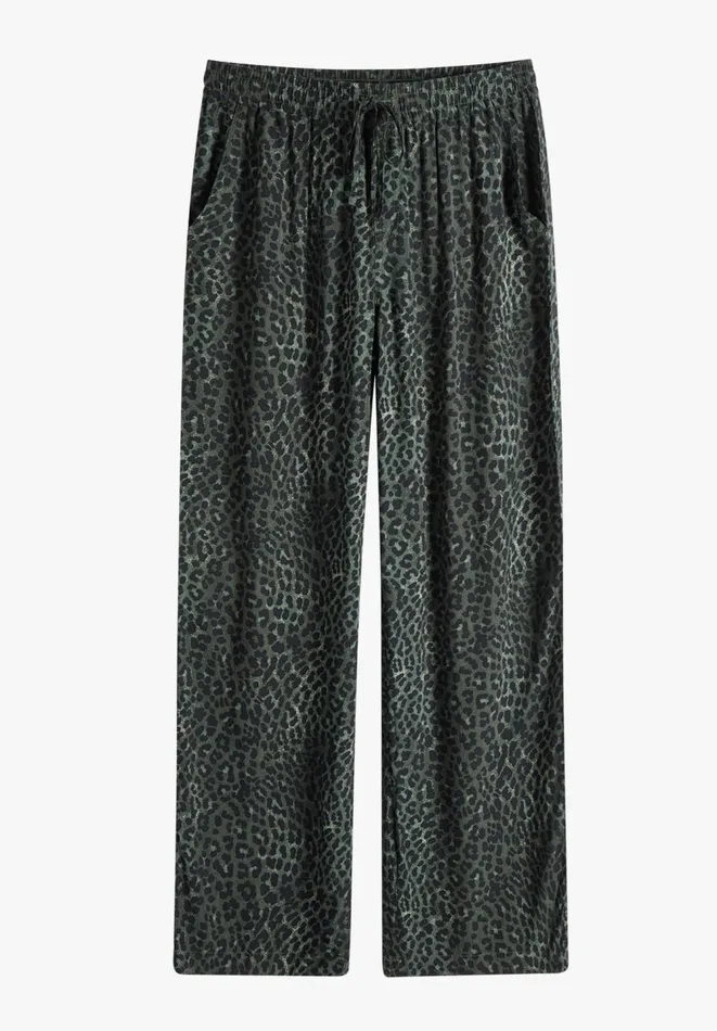 Hush Trousers Women Straight Easy Trousers Ombre Leopard 8211 Khaki Hush Trousers Women Straight Easy Trousers Ombre Leopard 8211 Khaki