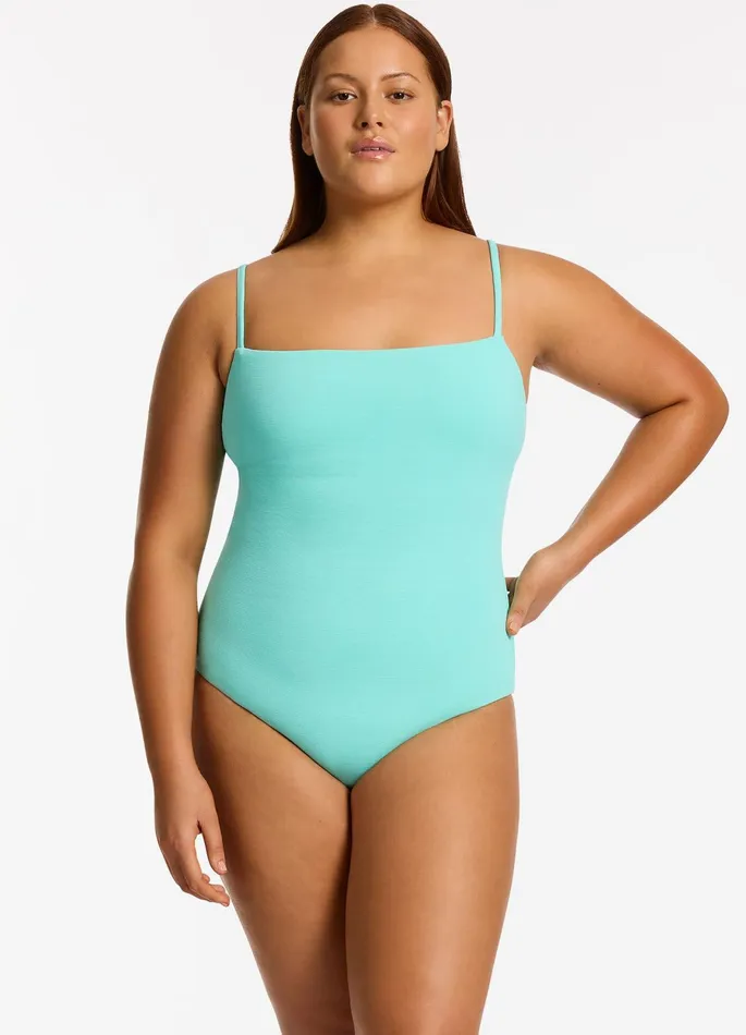 Isla Rib Minimal Tank One Piece Dolce Women JETS Australia Tank One Piece