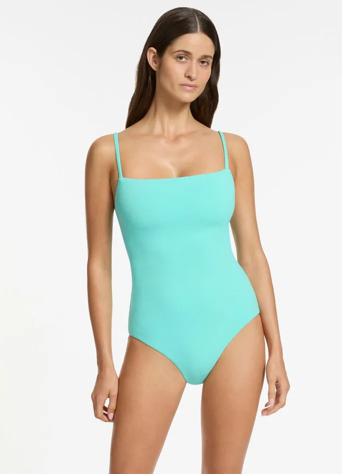 Isla Rib Minimal Tank One Piece Dolce Women JETS Australia Tank One Piece