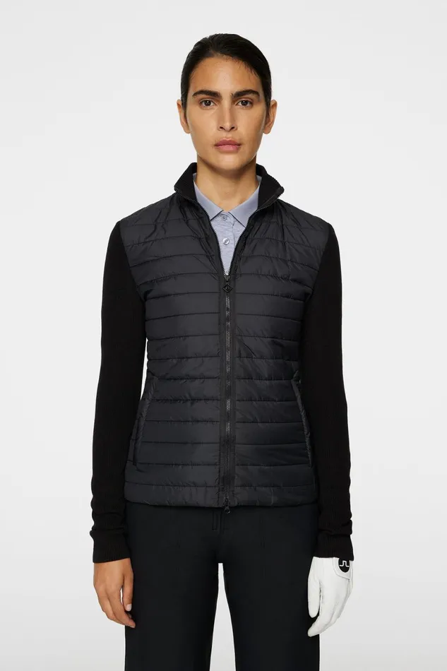 JLindeberg Knitwear Women Wren Knitted Hybrid Jacket