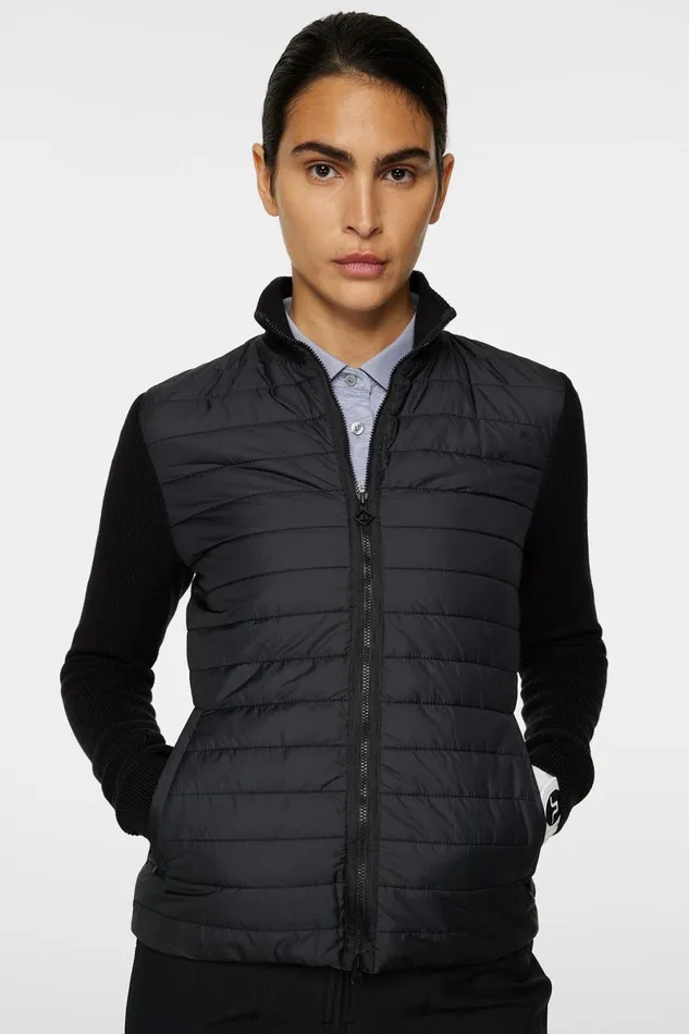 JLindeberg Knitwear Women Wren Knitted Hybrid Jacket