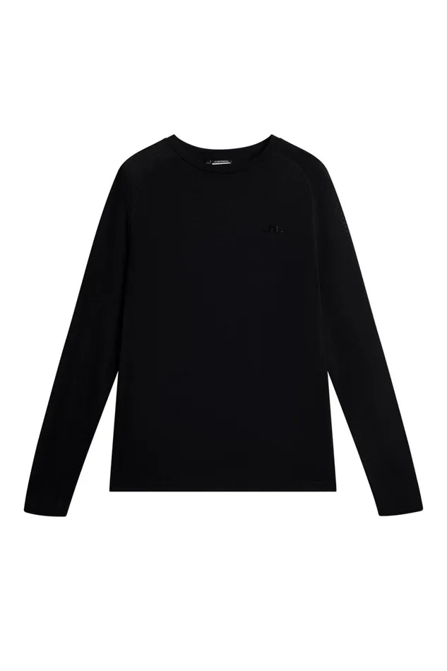 JLindeberg TShirts Men Brent Wool Long Sleeve