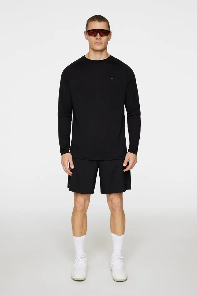 JLindeberg TShirts Men Brent Wool Long Sleeve