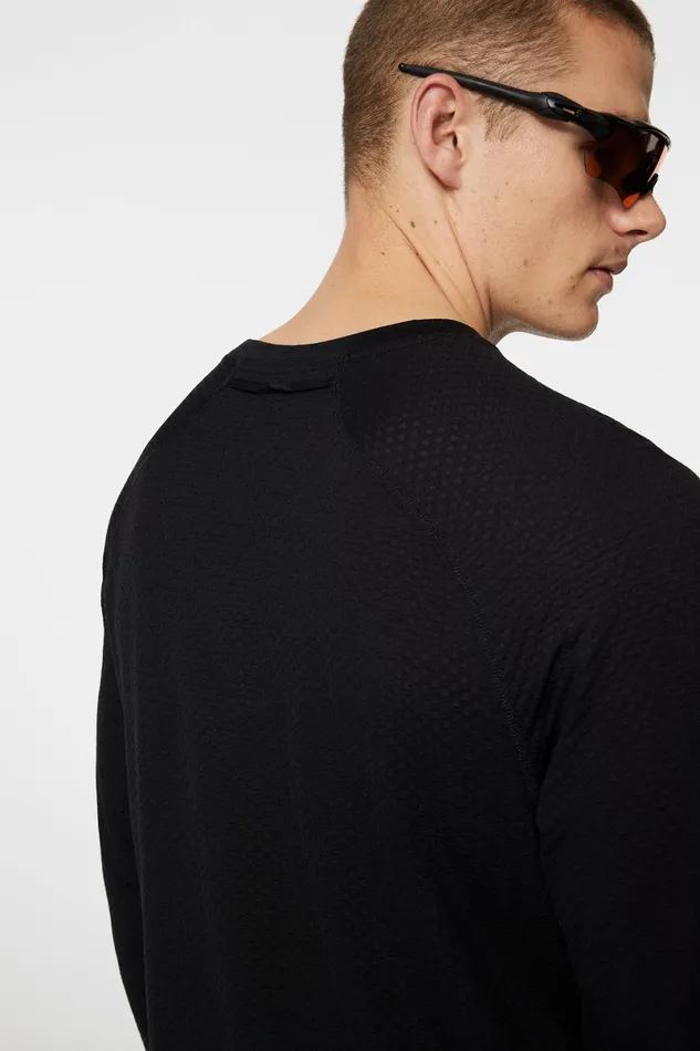 JLindeberg TShirts Men Brent Wool Long Sleeve