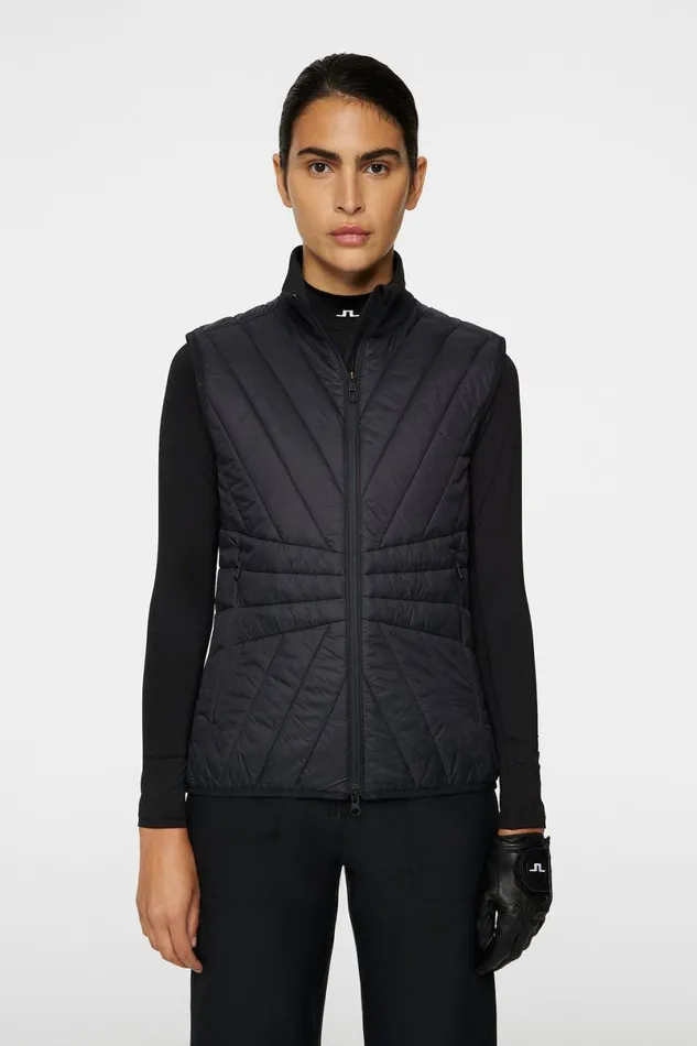 JLindeberg Vests Women Holma Quilt Hybrid Vest