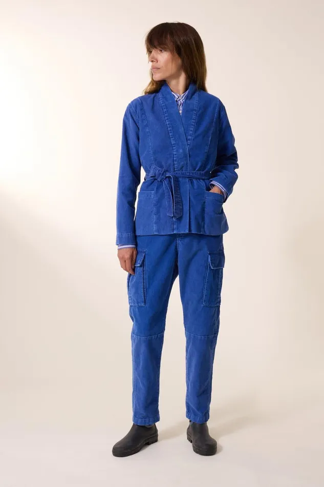 Jackets and Coats Women Leon and Harper Kimono Blue