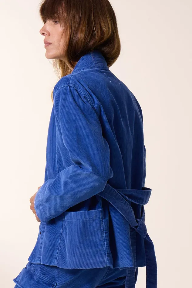 Jackets and Coats Women Leon and Harper Kimono Blue