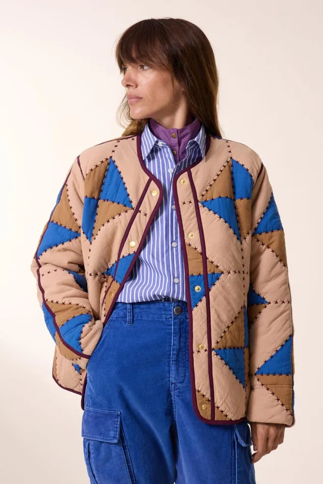 Jackets and Coats Women Leon and Harper Vulca Losange Jacket Mix
