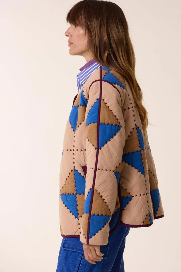 Jackets and Coats Women Leon and Harper Vulca Losange Jacket Mix