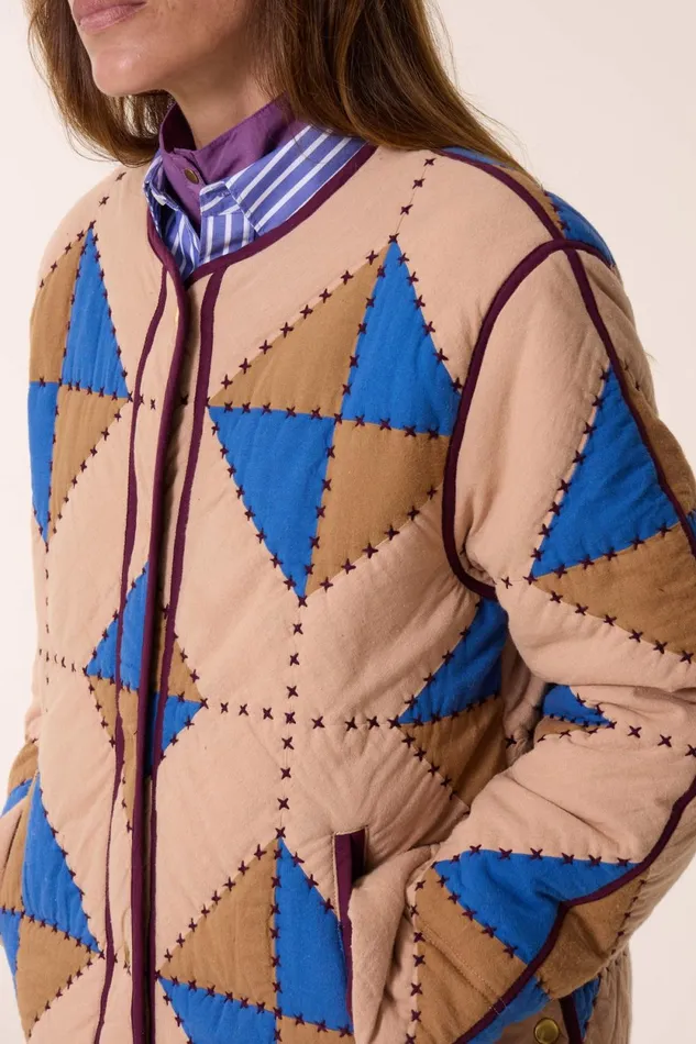 Jackets and Coats Women Leon and Harper Vulca Losange Jacket Mix