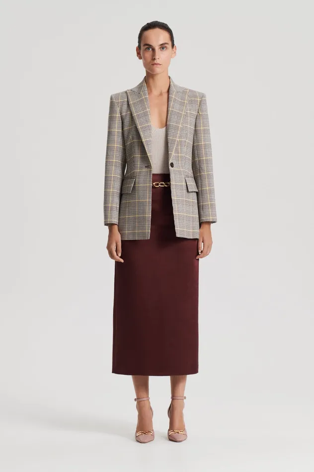 Jackets Women PLAID TAILORED JACKET GINGER Scanlan Theodore