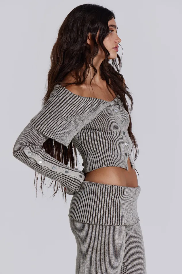 Jaded London Shop Kensu Off The Shoulder Knit Top Women Tops