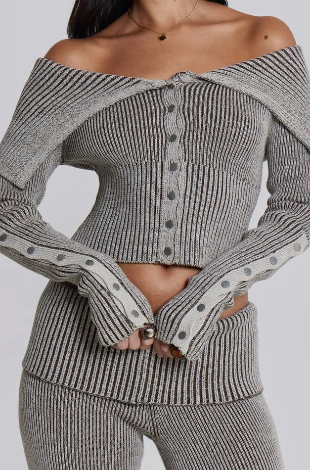 Jaded London Shop Kensu Off The Shoulder Knit Top Women Tops
