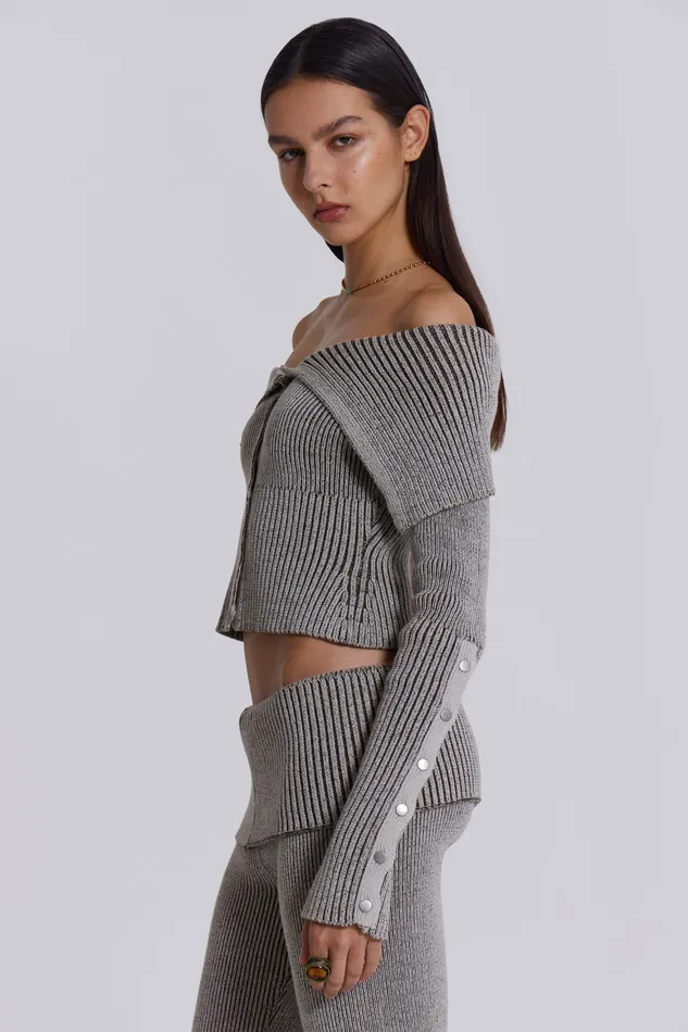 Jaded London Shop Kensu Off The Shoulder Knit Top Women Tops