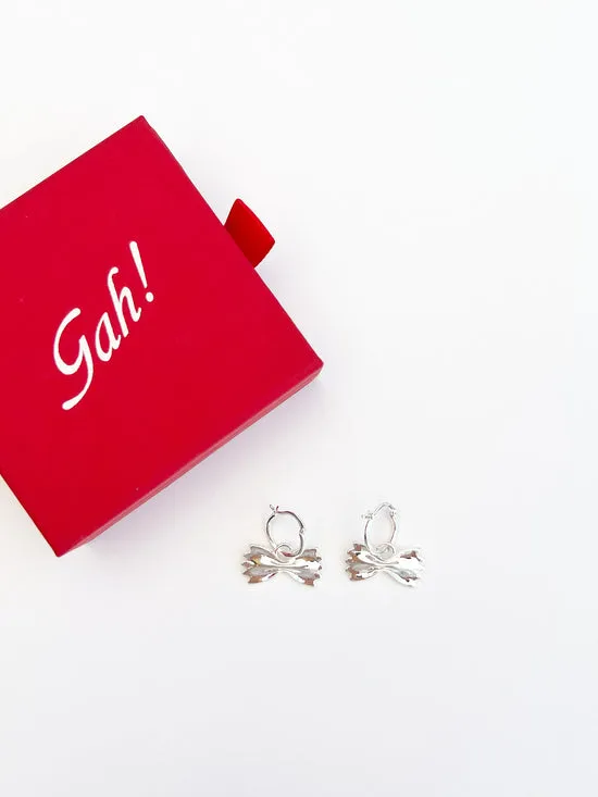 Jewelry Farfalle Hoops Silver Lisa Says Gah Women