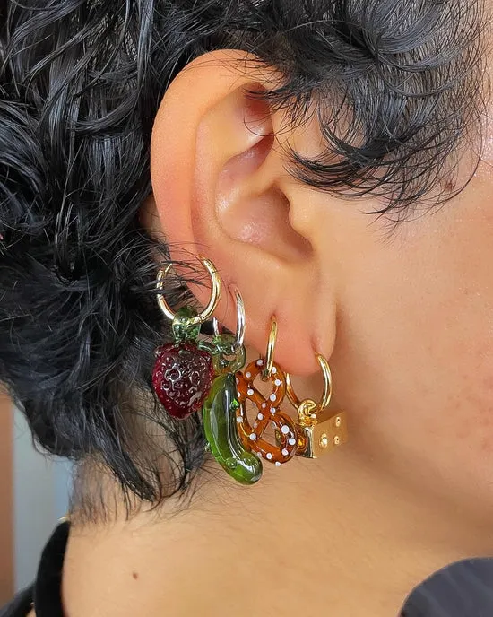 Jewelry Pretzel Hoops Brown Gold Lisa Says Gah Women