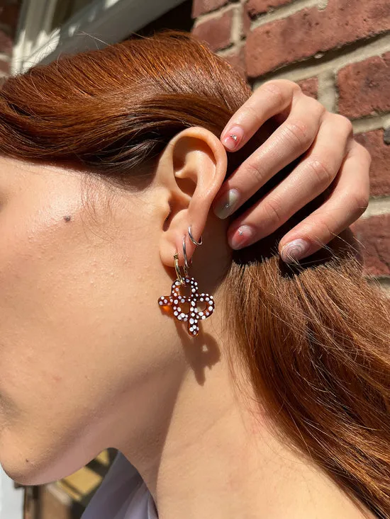 Jewelry Pretzel Hoops Brown Gold Lisa Says Gah Women