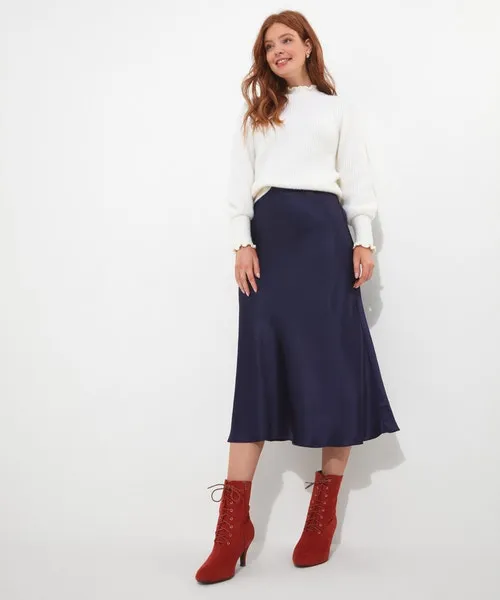 Joebrowns Satin Skirt Midnight Apparel Skirts Joebrowns Satin Skirt Midnight Apparel Skirts