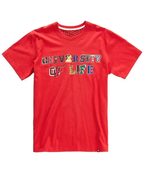 Joebrowns TShirts and Tops Apparel University Of Life Tee Red Joebrowns TShirts and Tops Apparel University Of Life Tee Red