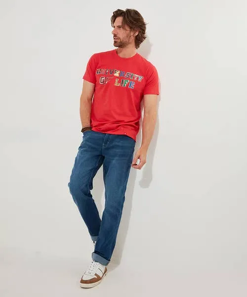 Joebrowns TShirts and Tops Apparel University Of Life Tee Red Joebrowns TShirts and Tops Apparel University Of Life Tee Red