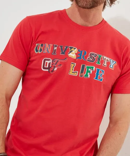 Joebrowns TShirts and Tops Apparel University Of Life Tee Red Joebrowns TShirts and Tops Apparel University Of Life Tee Red