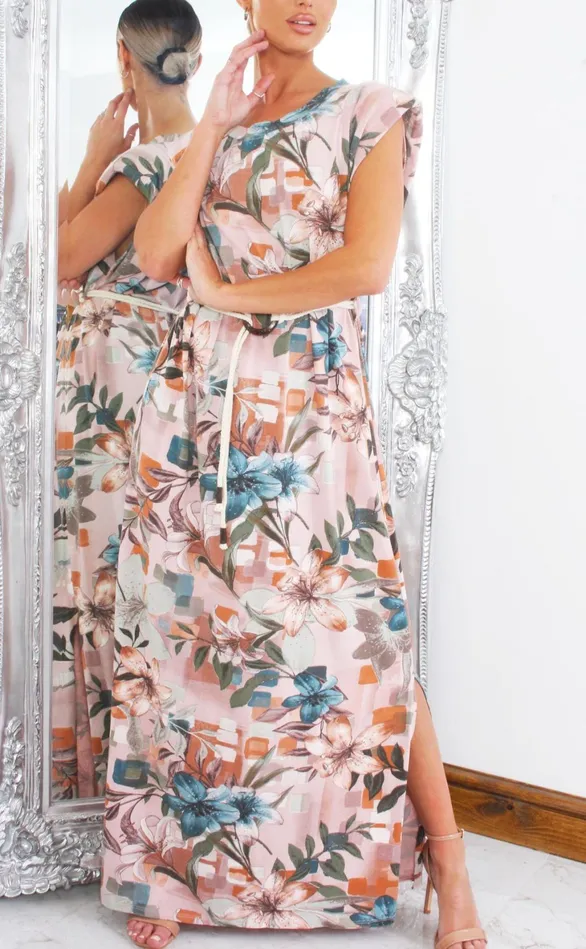 Jori Floral Oversized Maxi Dress Women Missfiga Maxi Dresses