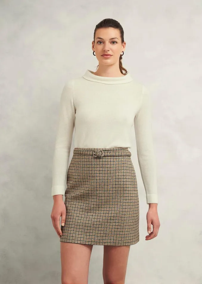 Jumpers and Cardigans Women HOBBS Audrey Wool Cashmere Jumper Warm Ivory