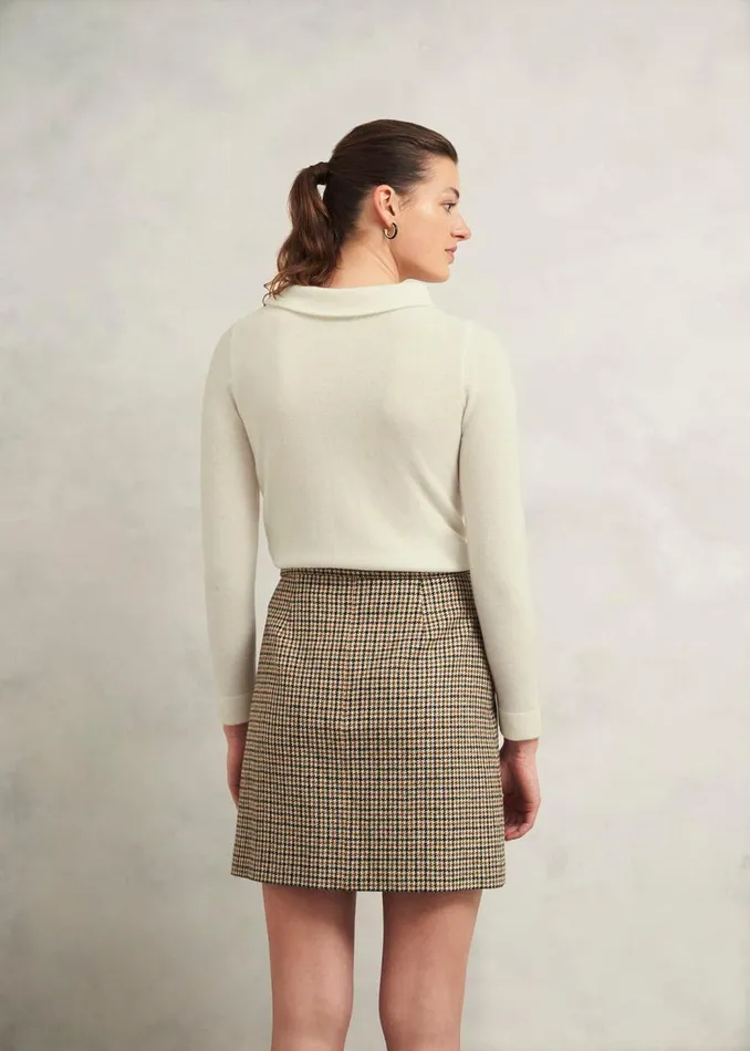 Jumpers and Cardigans Women HOBBS Audrey Wool Cashmere Jumper Warm Ivory