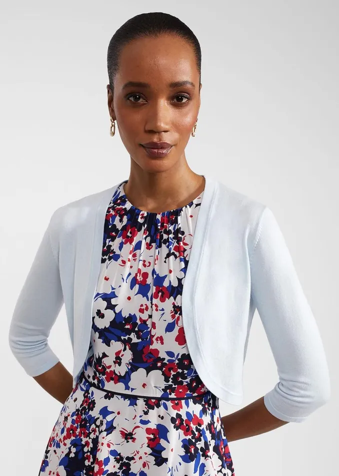 Jumpers and Cardigans Women HOBBS Carrie Bolero Pale Blue