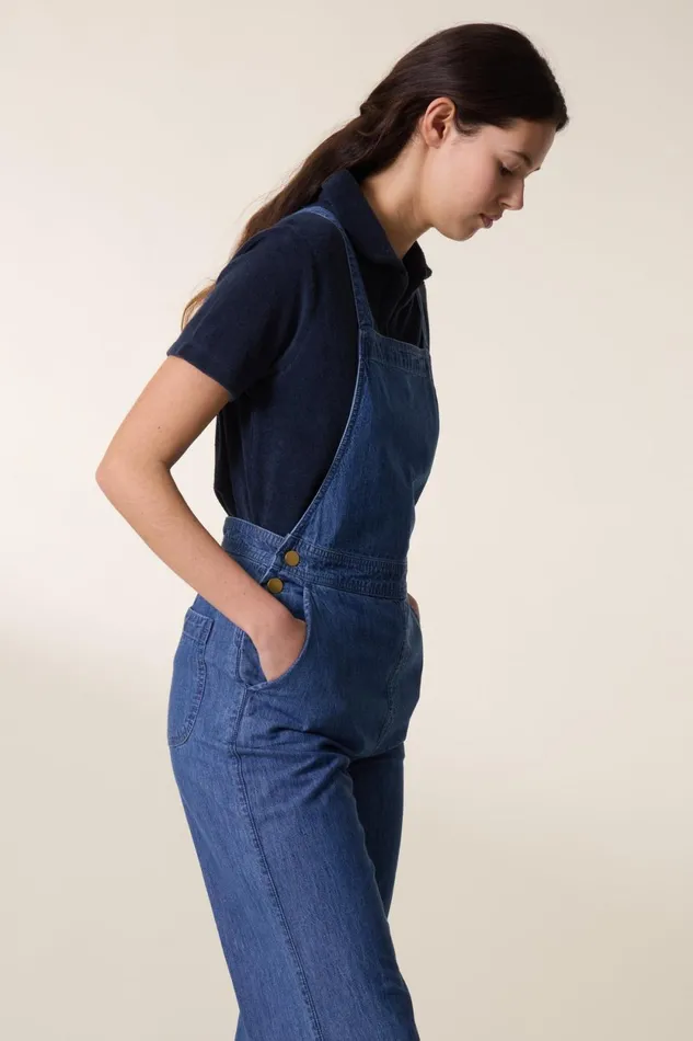 Jumpsuits Women Leon and Harper Combinaison Olivo Dnm Blue